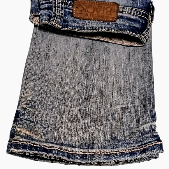 BKE Buckle Black Fit No 3 Mens Size 28L Blue Bootcut Jeans BBLA364 - Picture 7 of 14